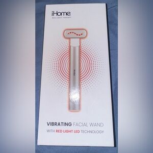 iHome Vibrating Facial Wand with Red Light LED